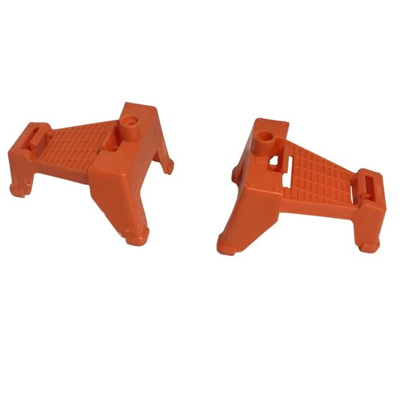 Thomas the Train Trackmaster Curved Track Supports x 2 Orange - Picture 1 of 9